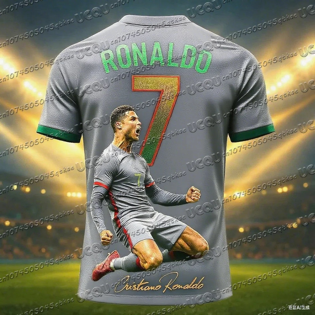 2026 Special Edition Ronaldo 7 Football Jersey Oversize Sport