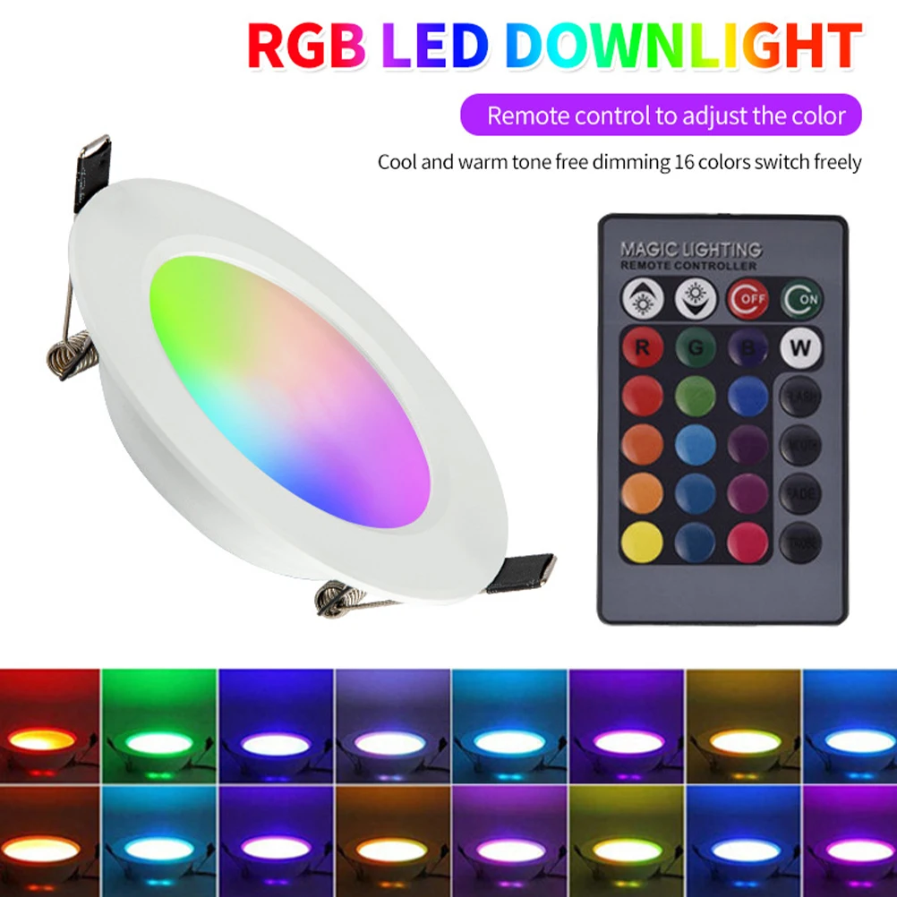 

Slim Lightweight Aluminum Downlight Modern LED Ceiling Lights for Bedroom Living Room Kitchen Hallway Bathroom Dimmable Bulbs