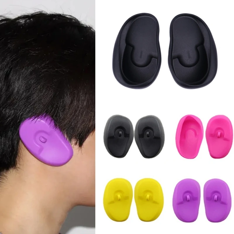 2 pièces, restez au sec avec des protège-oreilles en Silicone, parfaits pour les personnes sujettes aux problèmes d'oreille,