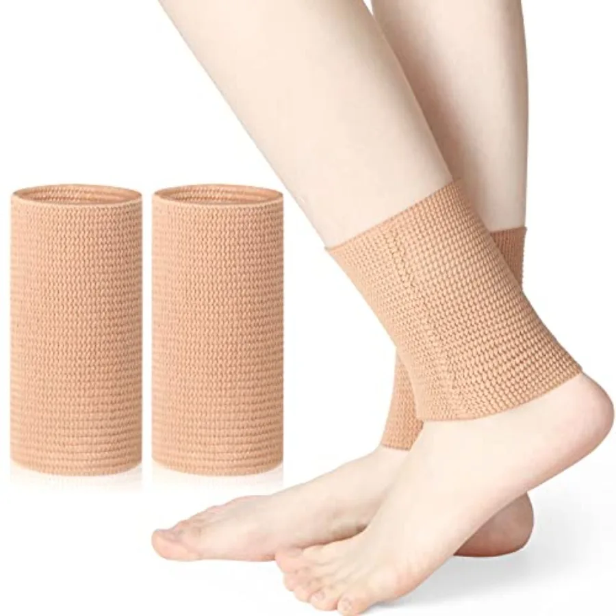 

2 Pcs Ankle Gel Sleeves Padded Socks Skateboard Accessories Ankle Pads Compression Sleeve Protector Brace for Skating Riding Sk