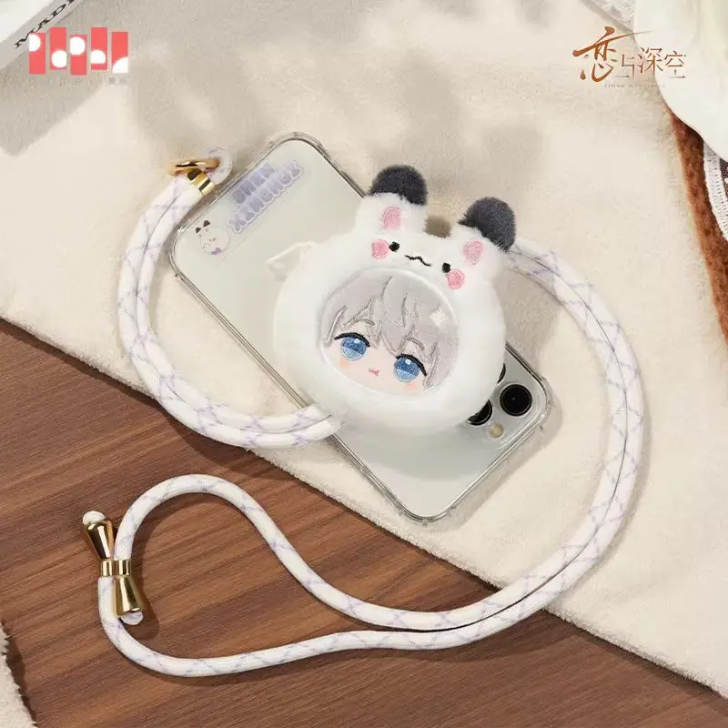 Love and Deepspace Phone Strap, Plush Heartfelt Embrace Series Lanyard, Cute Game Character Keychain for Phone Case