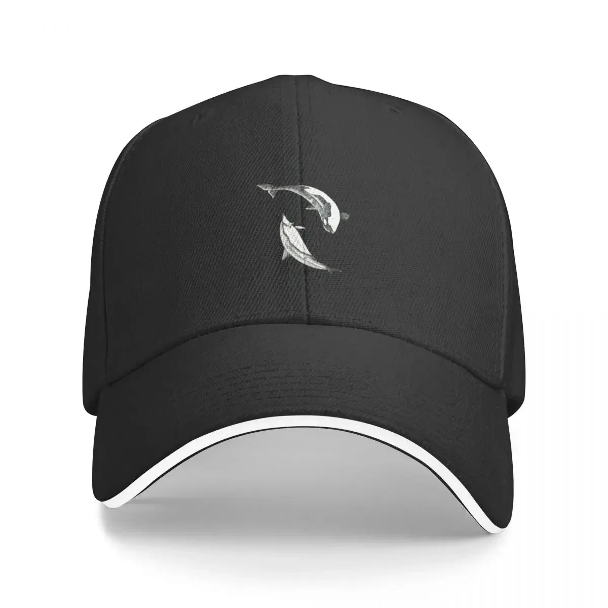 

DOLFIN AND ORCA INK STYLE Baseball Cap Dropshipping black Luxury Hat Snap Back Hat For Women 2025 Men's
