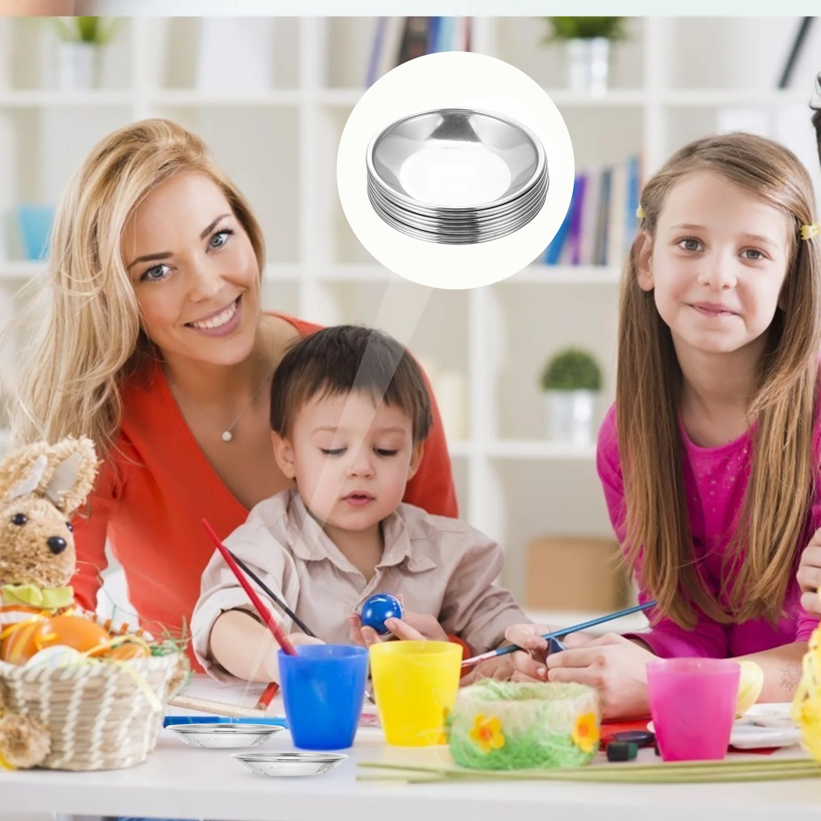 10 шт. палитра пигментная пластина студенческий лоток для краски акварель смешивание живопись блюдо краски для рисования