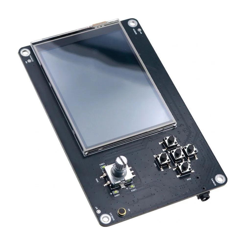 2.8 Inch Expansion Board With Built-in TCXO Clock And Audio Function For HackRF Radio Testing Tool Black