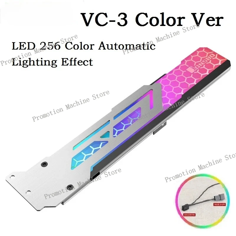 

VC-3 Graphics Card Color Version Luminated Bracket LED Automatic Lights Transformation Cooling rack