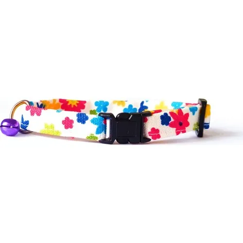 Stylie Handmade Cat Collar Floral & Zilli