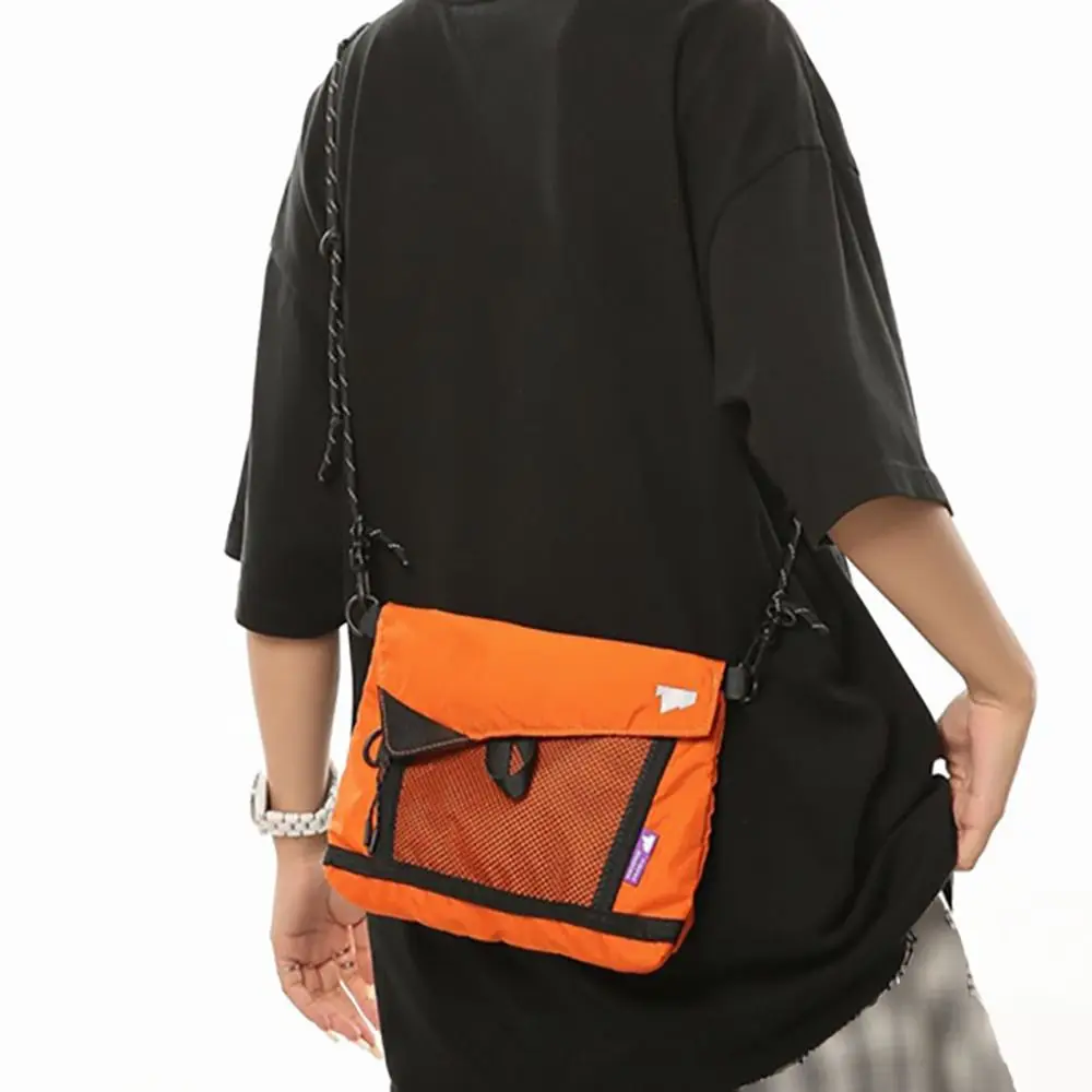 

Универсальная сумка через плечо из нейлона + сетки, ночная отражающая свет, большая вместительная сумка через плечо, водонепроницаемая сумка-мессенджер с регулируемым ремешком