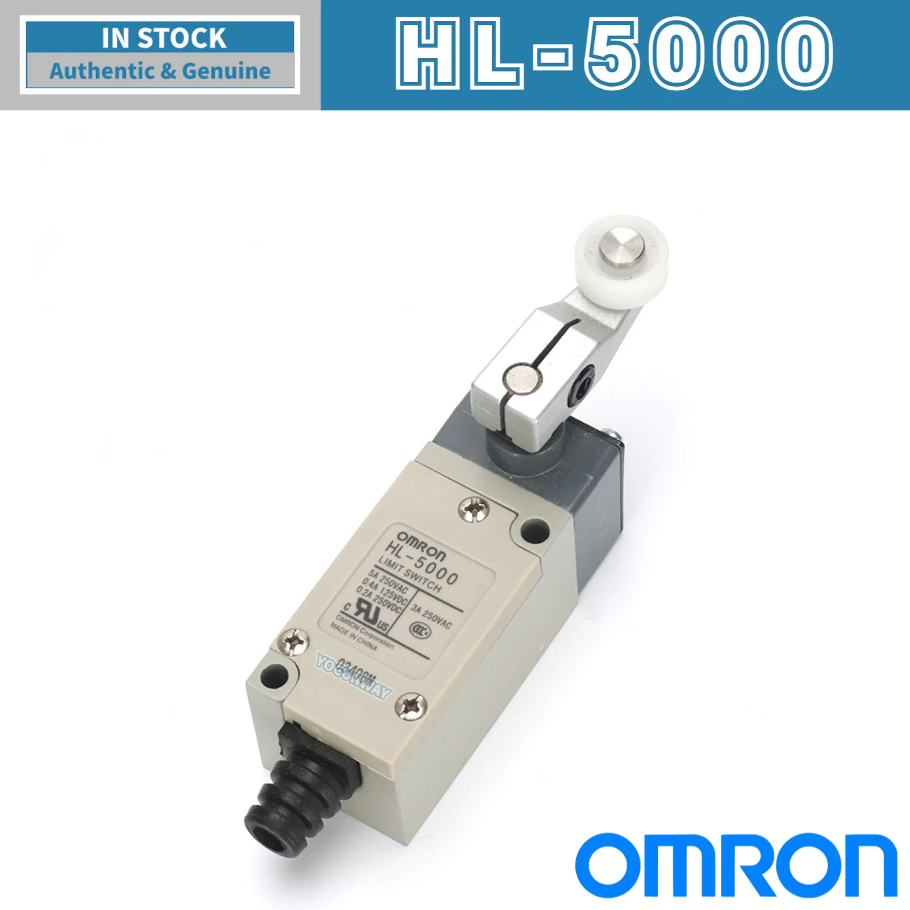 OMRON Original Endschalter, authentisch, neu, HL-Serie – 5A, kompatibel mit den Modellen HL-5000, HL-5030, HL-5050, HL-5100, HL-5200, HL-5300