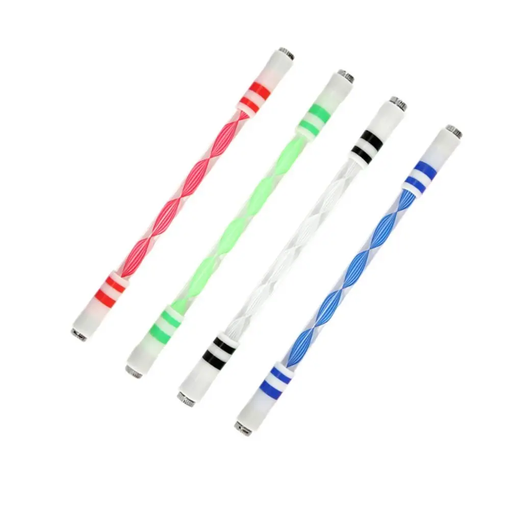 Pena putar Led bercahaya, mainan saku tekanan putar dengan LED, pena Pemintalan khusus