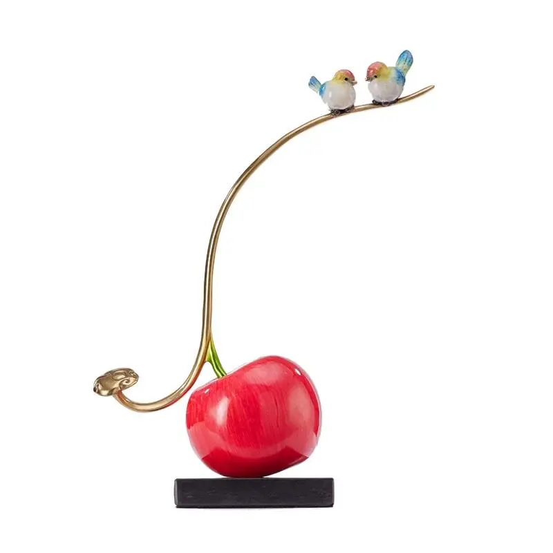 Copper Ping An Joy Apple Ornament Christmas Home Ornaments Household Gifts TV Cabinet Entrance Decoration Wedding Gifts