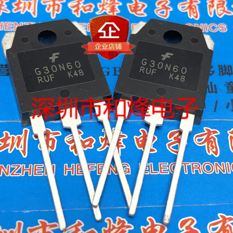 5PCS-10PCS G30N60RUF SGH30N60RUF TO-3P 600V 48A NEW AND ORIGINAL ON STOCK