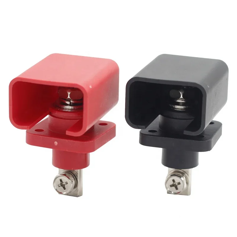 150A Square High Current Terminal Block Wall Mounted Energy Storage Connector for Lithium Battery Female/Male Target