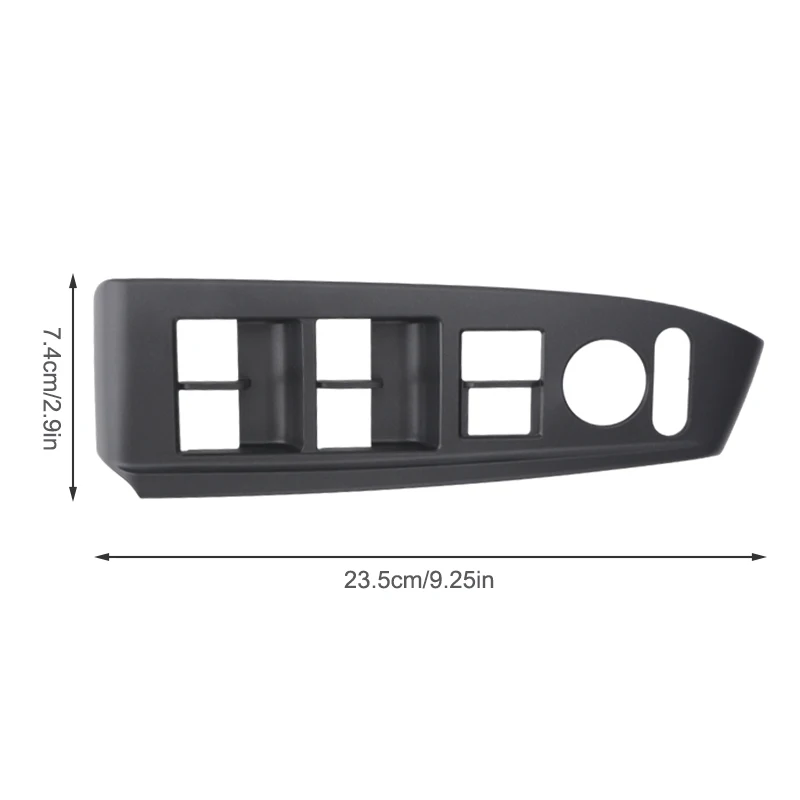 نافذة السيارة التبديل الحافة غطاء أسود نافذة رافع التبديل لهوندا أكورد 2008-2013 83592-TB0-H11ZA 35750-TA0-A02 35750-TA0-A31 #2