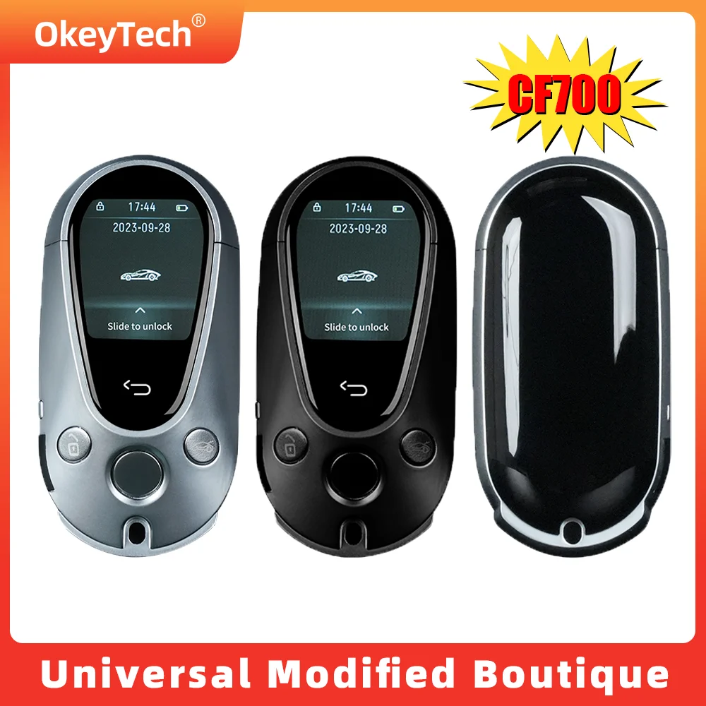 

Korean/English CF700 Modified Universal Smart LCD Key Comfortable Entry Auto Lock Keyless Go For Audi/Ford/Mazda/Toyota/Porsche