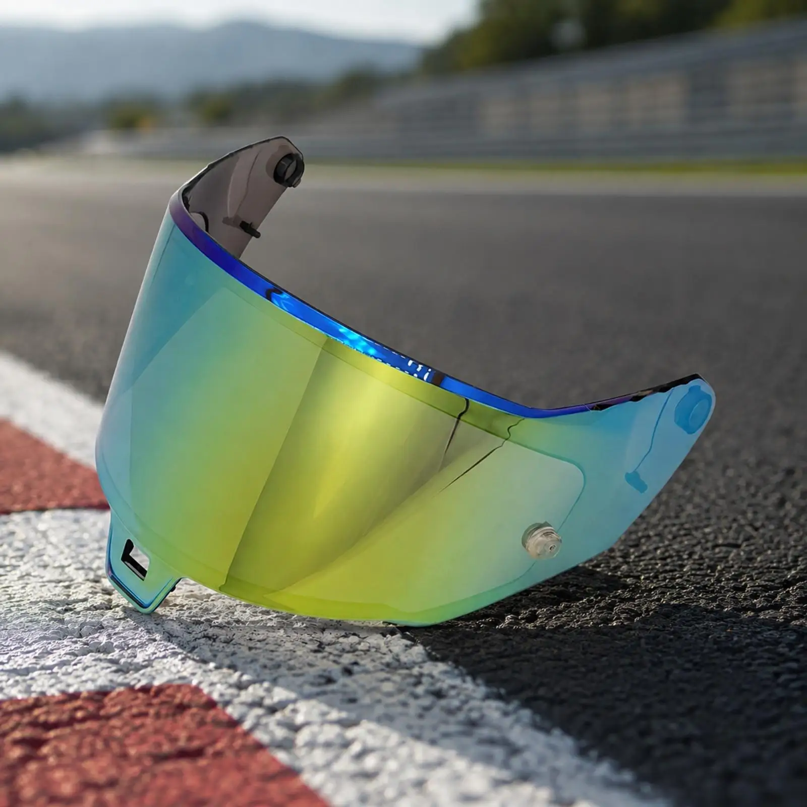 Motorcycle Visor Lens Replacement for R10 Helmet PC Shield Anti Fog Dust Wind Rain Clear Vision