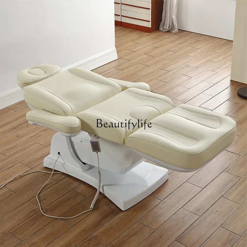 Electric beauty folding massage treatment bed Micro plastic surgery dental treatment bed Special for beauty salons