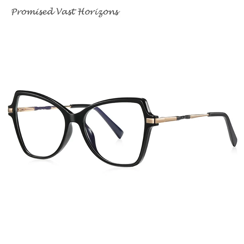 Lunettes à monture papillon, Design Original personnalisé TR90, monture optique en métal, lentille plano sud-américaine, vente en gros, nouvelle collection