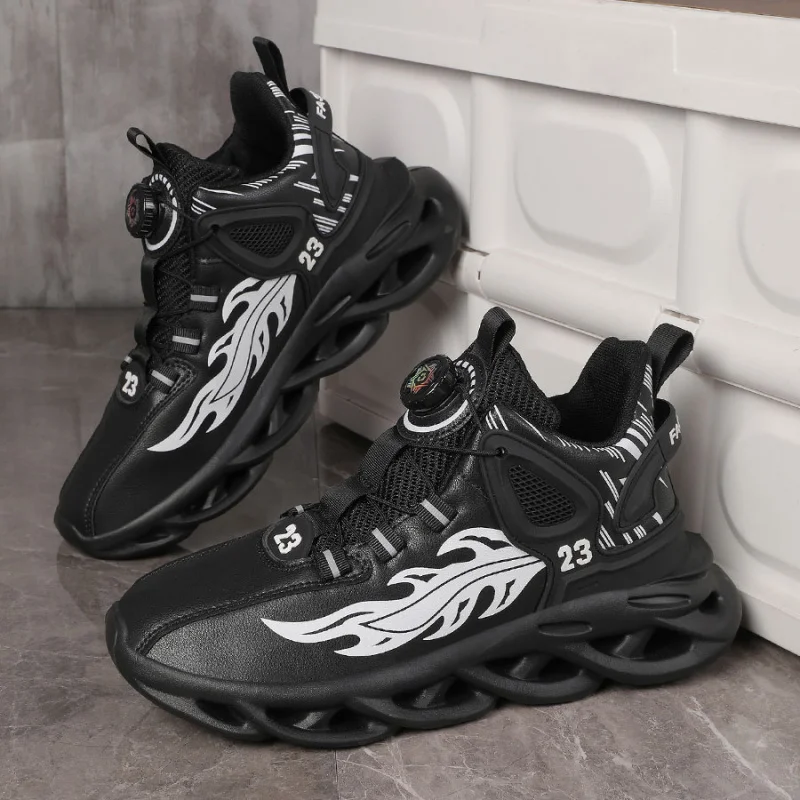 

Высокие мужские туфли2025Весна Новая нескользящая спортивная повседневная обувь для подростков Модные универсальные кроссовки для папы, увеличивающие рост