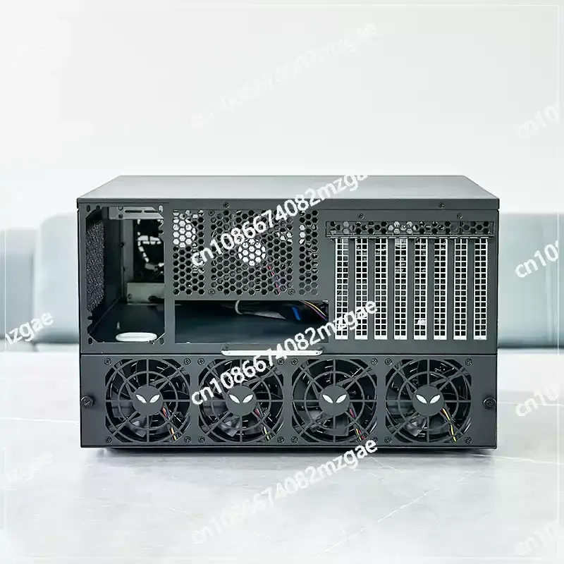 High Capacity 12 Bay NAS Chassis for ATX Motherboard and ATX Power Supply, 8 Full Height Slots, Enterprise Home AIO Server