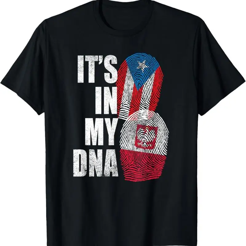 بورتوريكو البولندية Itu2019s في بلدي DNA ريكو بولندا تي شيرت