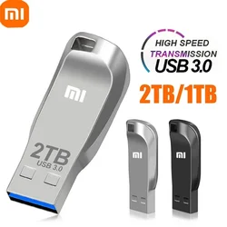 Xiaomi-unidad Flash USB 3,0 de alta velocidad, pendrive de Metal de 2TB/1TB/512G, resistente al agua memoria portátil, adaptador de TYPE-C