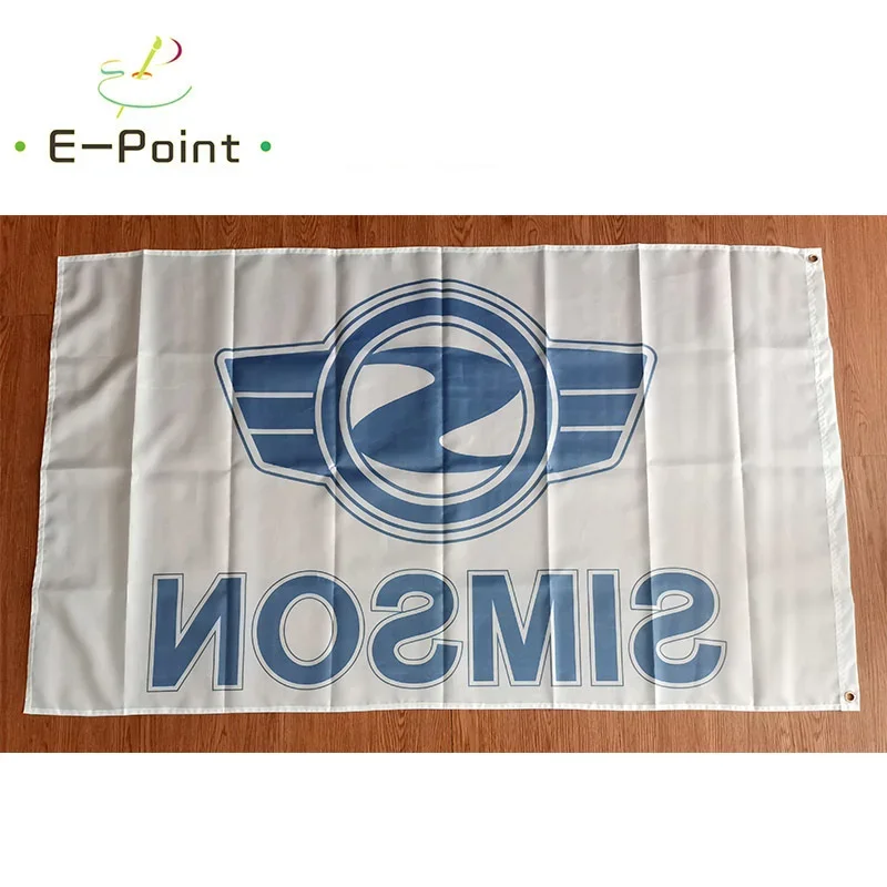 Flag Simson White 2ft*3ft (60*90cm) 3ft*5ft (90*150cm) Size Christmas Decorations for Home Flag Banner Gifts