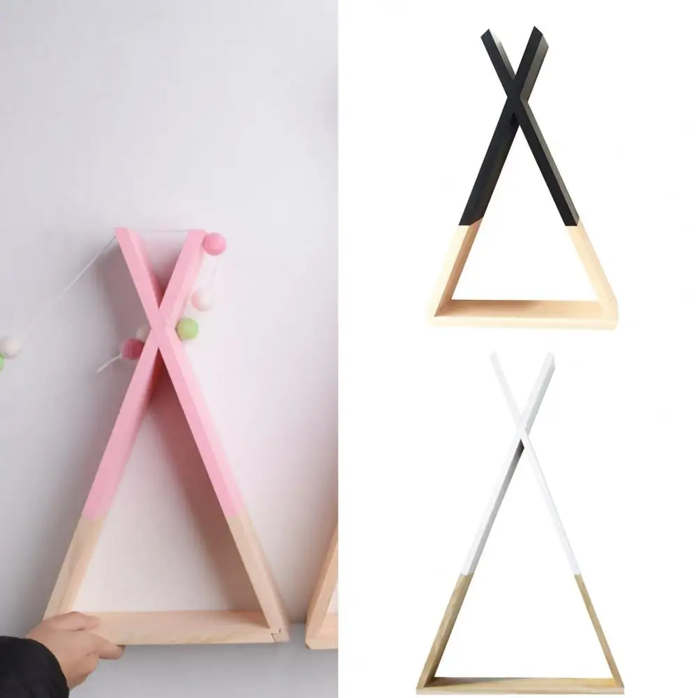 Practical  Display Shelf Furniture Triangle Hanging Rack Solid Room Decor Storage Rack for Kitchen