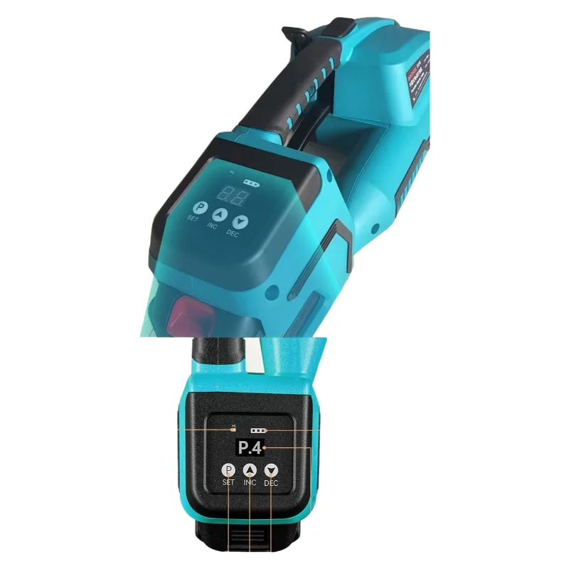 Rechargeable Handheld Automatic Strapping Bander For PET Plastic Straps Logistics Packaging Hand Tool