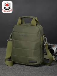 Torba na ramię dla wolontariuszy dla mężczyzn 2023 nowy modny Casual All-match lampka telefonu waga podróżna solidna Bags1713-04 Crossbody dojeżdżająca do pracy