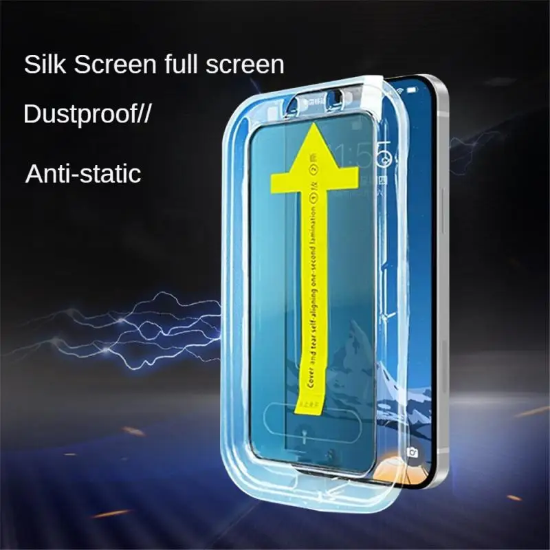 Suitable For iphone 15 Tempered F Anti-peeping Enhance Security Automatic Dust Removal Mobile Phone Screensaver Film The New