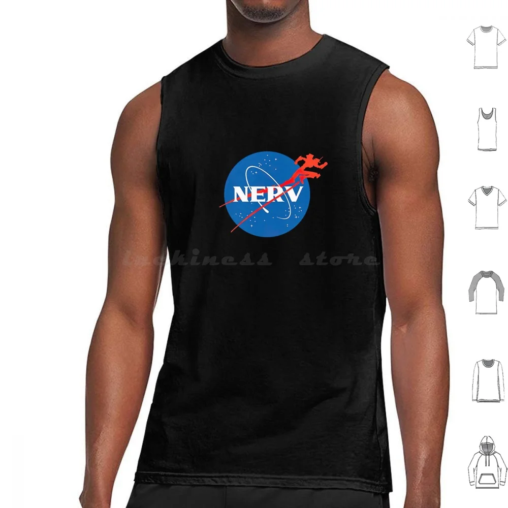 

Tank Tops Vest Sleeveless Eva Shinji Asuka Anime Manga Space Parody Logo Galaxy Astronaut Nge