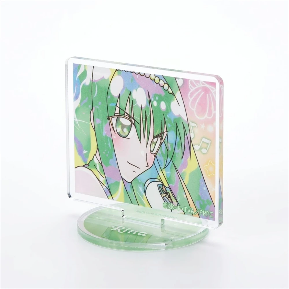 10CM Anime Mermaid Melody Acrylic Stand Keychain Cosplay Characters Ornament Accessories Goods Collection Gifts