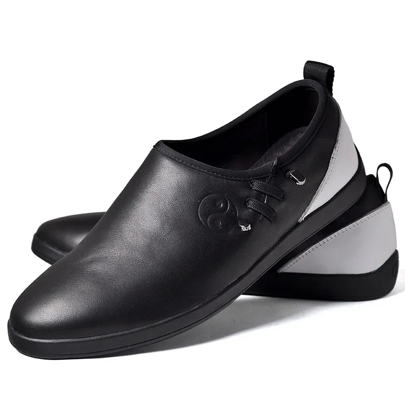 جلد طبيعي الكونغ فو تاي تشي أحذية فنون الدفاع عن النفس أحذية رياضية جلد البقر طبقة الرأس لينة جلد البقر الرجال النساء 2022 #2