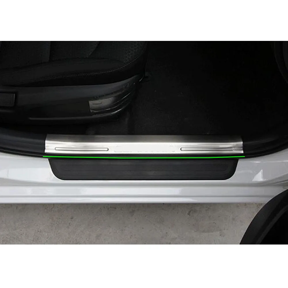 For Hyundai Elantra Avante 2016 2017 2018 2019 2020 Car Cover Stainless Steel Pedal Door Sill Scuff Plate Inner Built Threshold