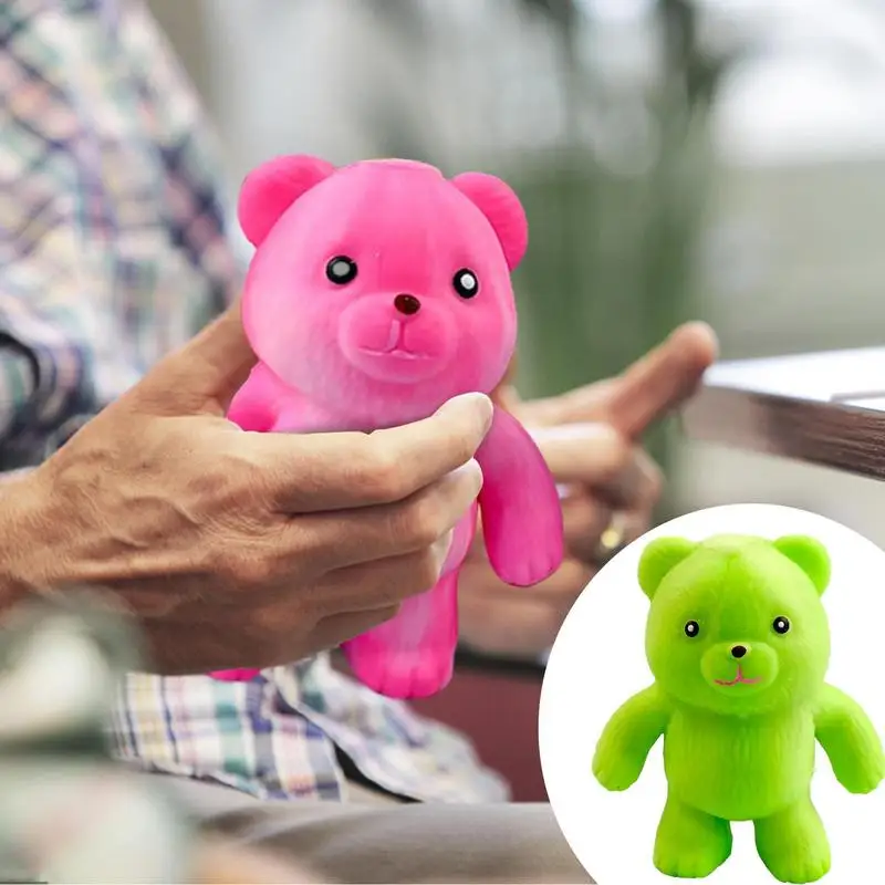 

Animal Squishys Fidget Toys Bear Shape Squeeze Games Stress Relief Squeeze Toys Bear Squishes Decompressions Vent Toys For Kids