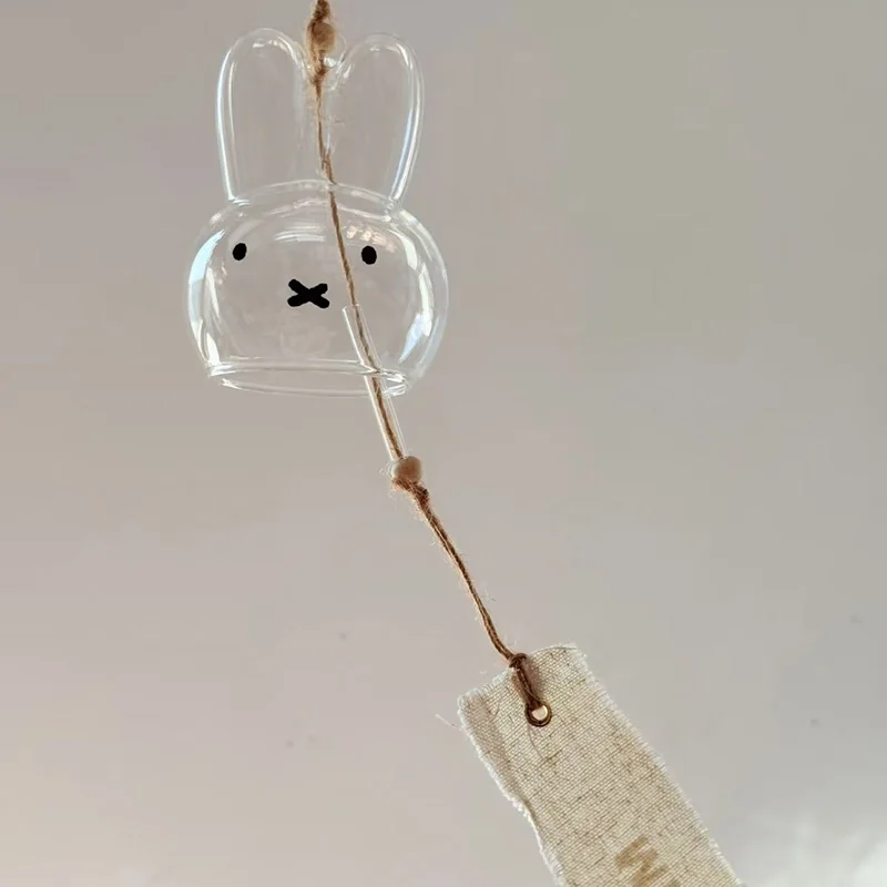 Милые колокольчики Miffy Kawaii, мультяшный домашний декор, летний день, ретро, спальня, балкон, креативные аксессуары Miffy, подарки для девочек