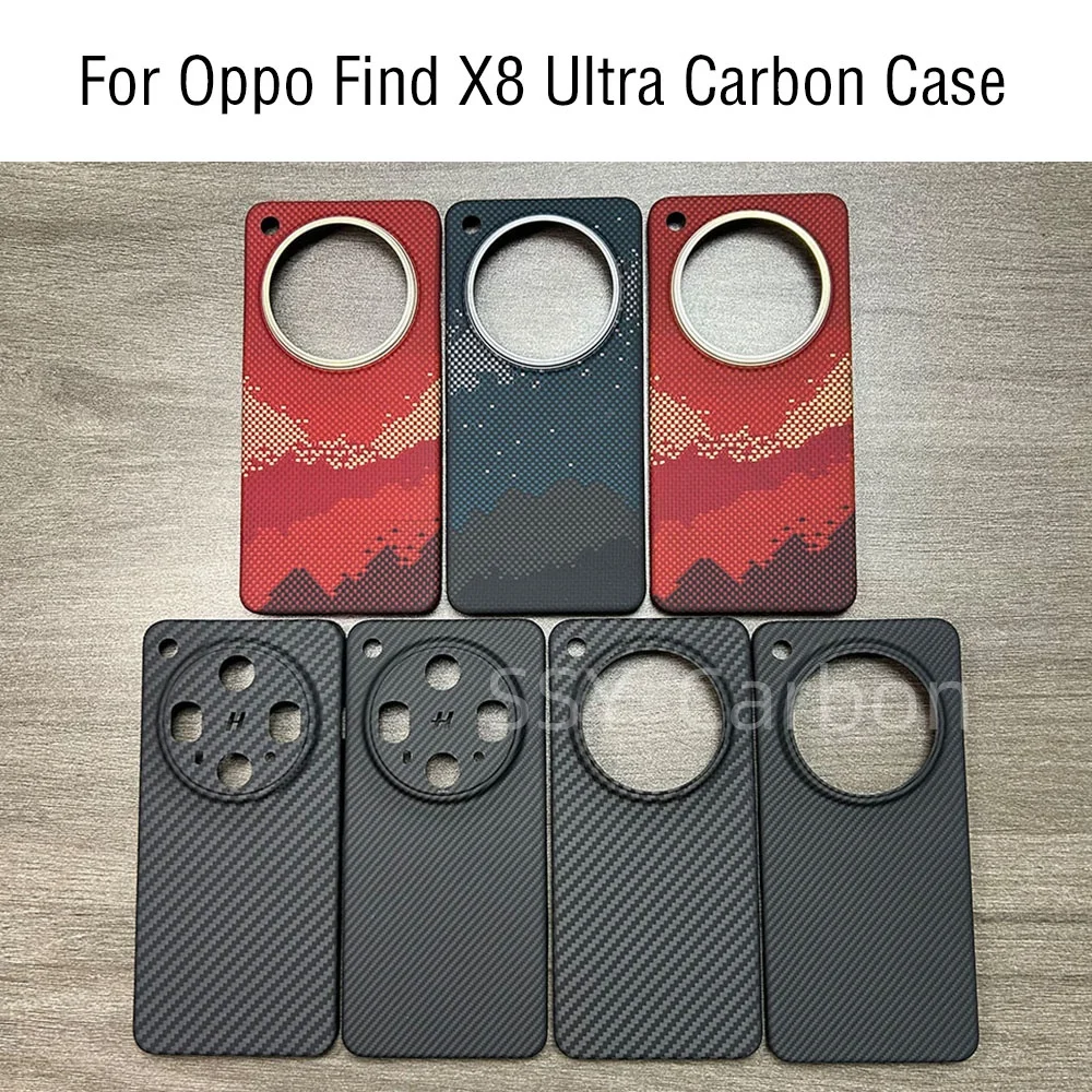 

Чехол Magsafe из настоящего углерода для Oppo find x8, ультра кевларовый чехол, роскошный ультралегкий ультратонкий чехол из углеродного волокна 600D 1500D