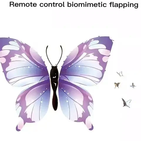 Remote control flapping butterfly simulation butterfly electric biomimetic flapping butterfly fixed wing animal aircraft oversiz