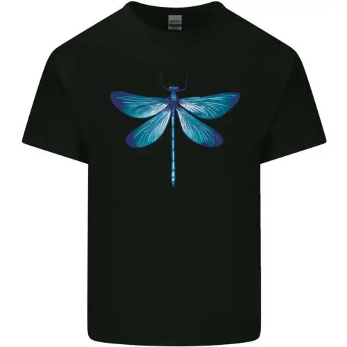 A Blue Dragonfly Mens Cotton T-Shirt Tee Top