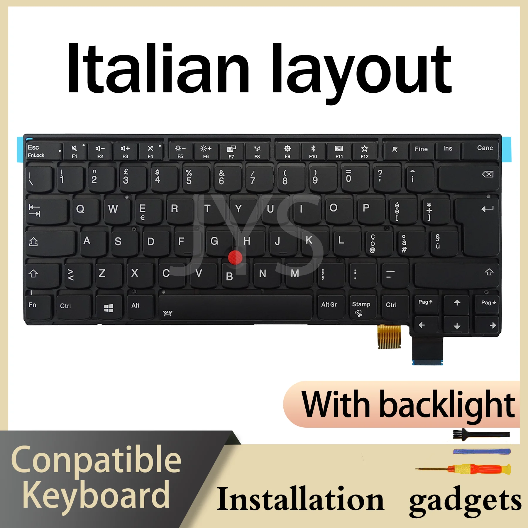 

Suitable for Lenovo ThinkPad T470P backlight keyboard CAFR IT LA NO NORD PT SE SI TR UK US layout
