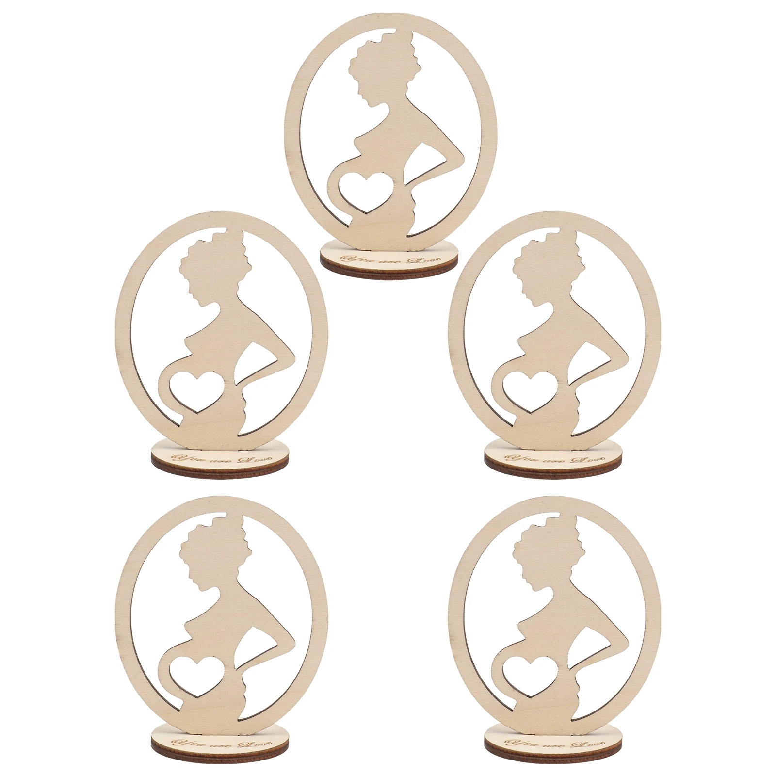 

5 Wooden Holders Creative Decorative Candles Bedroom Living Room Office Taper Holders Tabletop Accessories