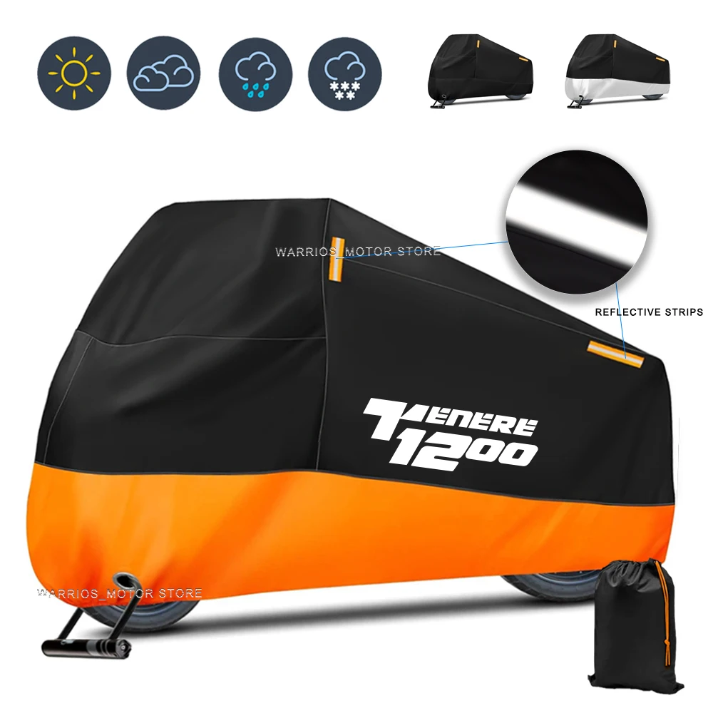 Motorcycle Cover Waterproof Outdoor Scooter UV Protector Dust Rain Cover For Yamaha Super Tenere1200 Tenere 1200 2014-2021