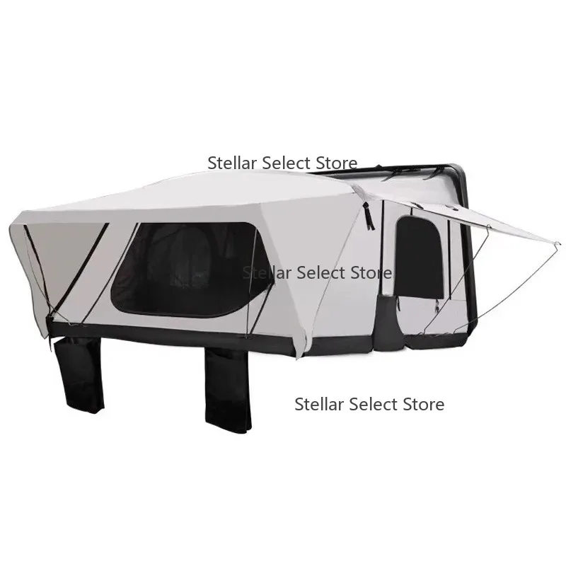 Factory Supply Universal Foldable Roof Tent Waterproof Lightweight Aluminum Roof Tent Hard Shell Roof Top Tent