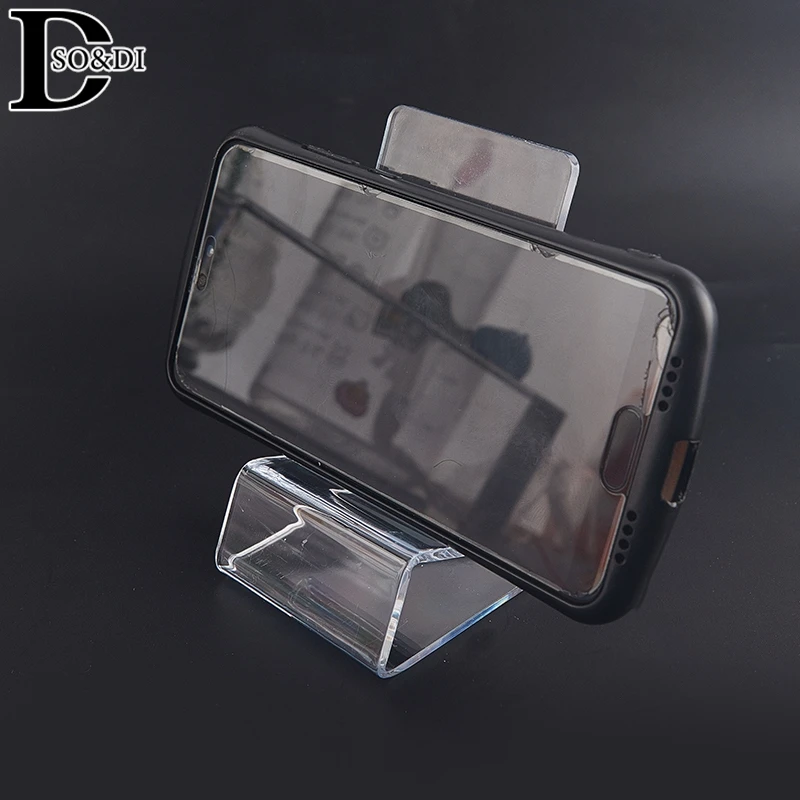 Clear Plastic Phone Holder Transparent Stand Shelf Window Counter Display Showcase For GB/GBC/GBA/PSP/3DS/2DS/PSV Game Console
