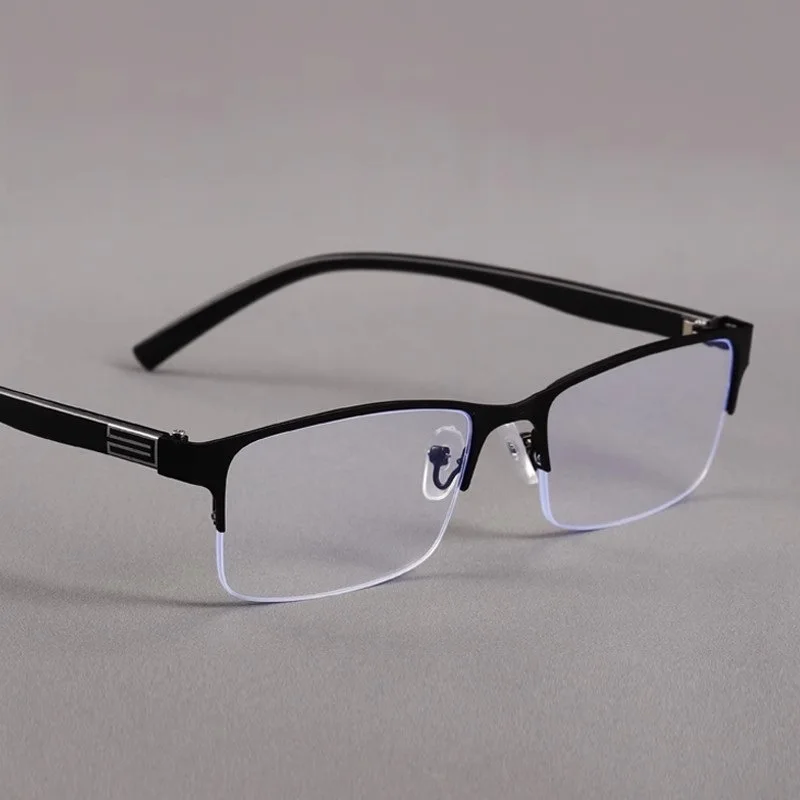 Dual-Use Reading Glasses for Men, High Definition, Fashionable Anti-Blue Light, Multi-Focus Glasses