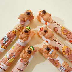Random 1PC Retractable Capybara Eraser Soft Clean Mechanical Eraser Student Stationery Pressing Pencil Eraser Office Supplies