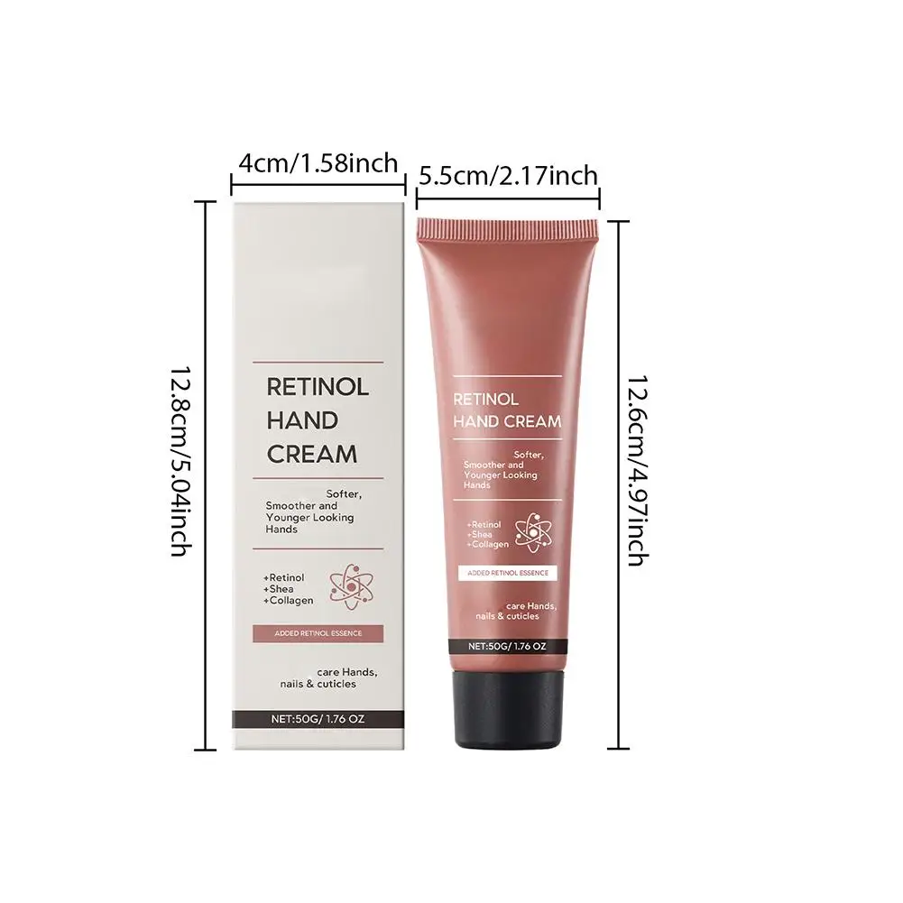 

50g Retinol Hand Cream Skin Soften Nourish Anti-drying Deep Products Repair Moisturizing Care Skin Cracked G4K3