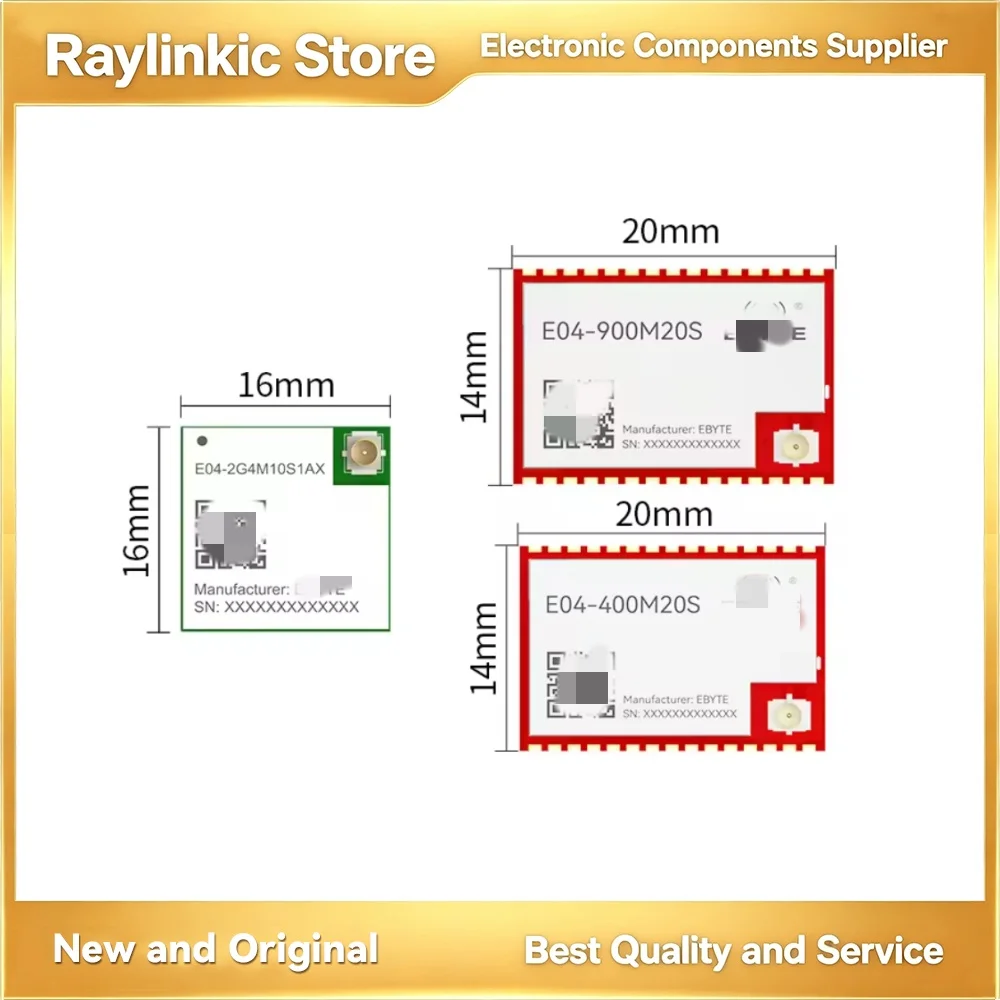 EBYTE E04 Series E04-900M20S E04-400M20S E04-2G4M10S1AX SMD Module STM32WBA54 STM32WL33 RF Transceiver Low Power Consumption