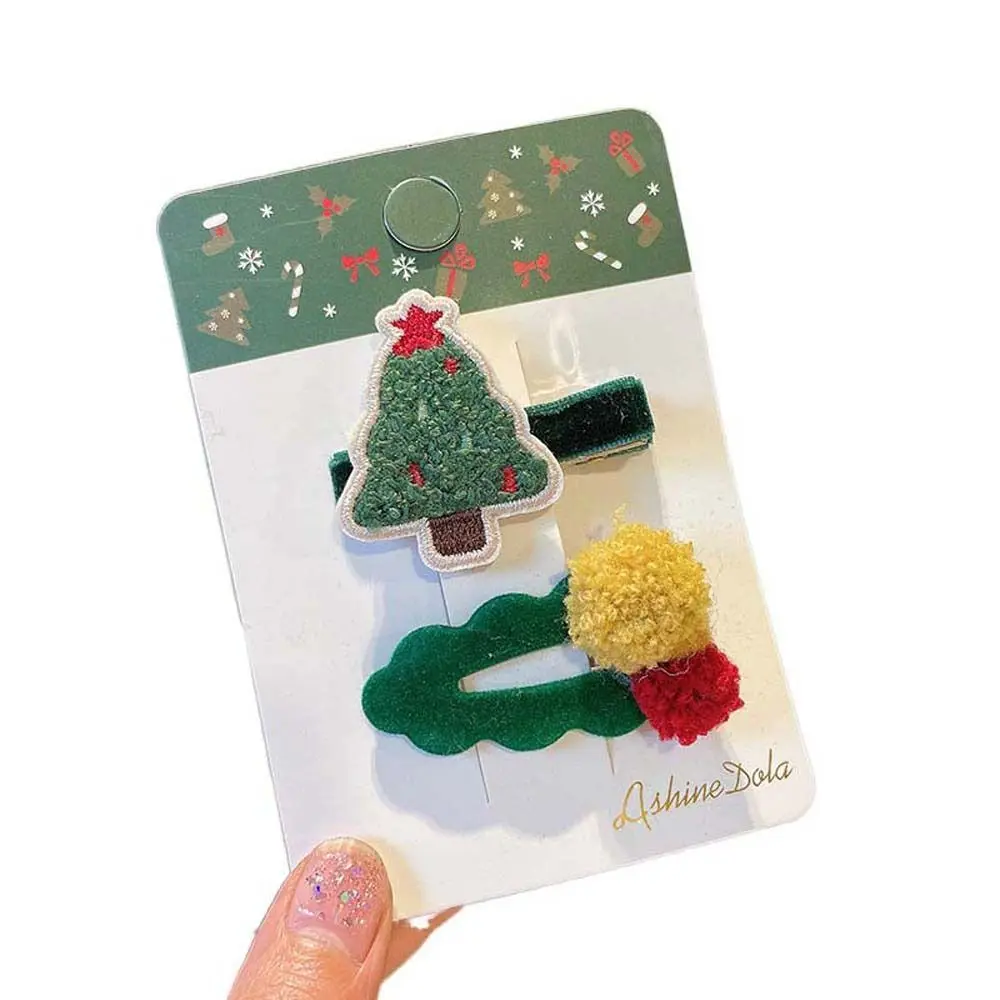 

Accessories Snowman Hair Grip Christmas Tree Christmas Bangs Clip Barrettes Bow Hair Clips Children Christmas Hairpins