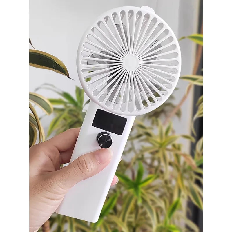 Brushless motor violent handheld small fan outdoor camping portable USB charging powerful fan